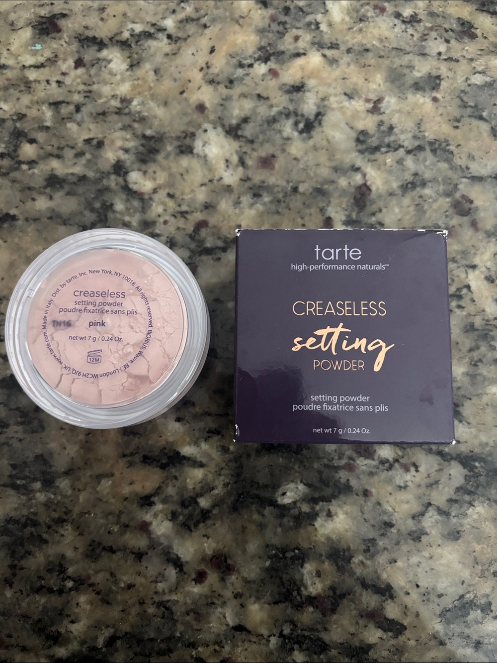 tarte Creaseless Setting Powder - Pink NEVER USED